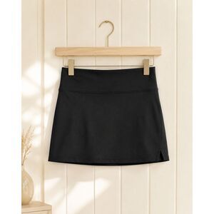 NWOT Intimately Free People Black Stretch Mini Skirt Athletic Activewear Large